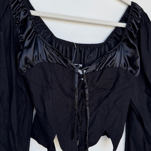 NWT Tach clothing salvia top black size small - Picture 4 of 9